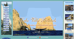 Desktop Screenshot of cabovillarentals.com