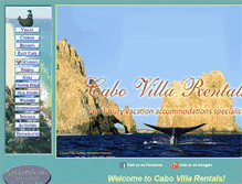 Tablet Screenshot of cabovillarentals.com